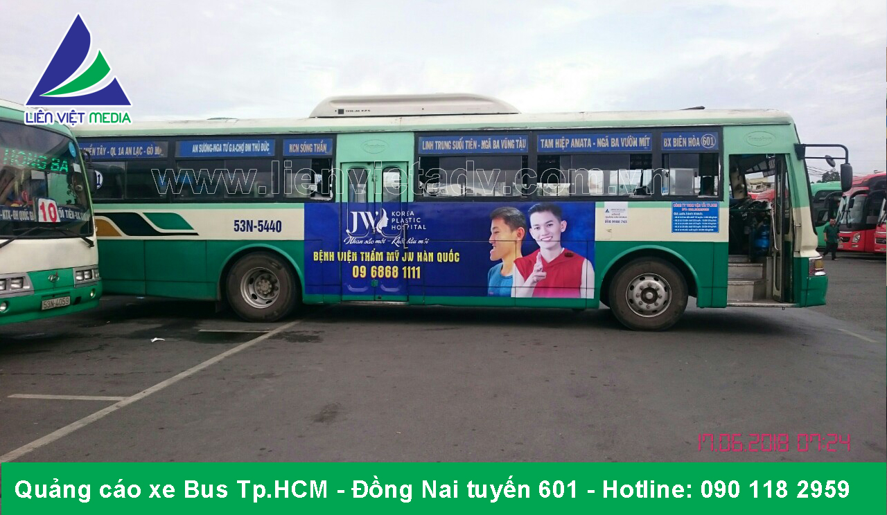 Quảng cáo xe Bus Tp.HCM đi Bình Dương và Đồng Nai cho Bệnh